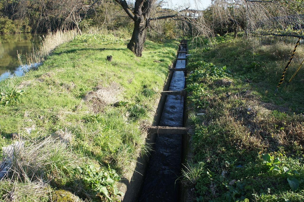 国見町大木戸の通水の写真