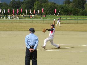 先発の羽根田投手