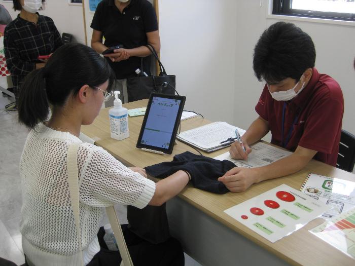 夏休み健康まつりの様子