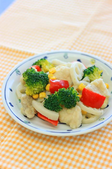 鶏肉と三食野菜炒め