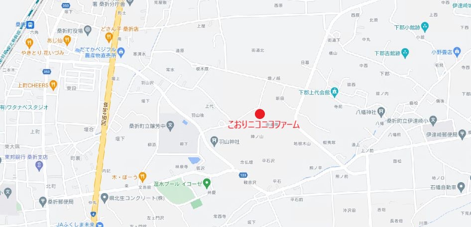 こおりニコニコファーム地図