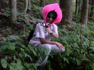 観光親善大使代理 通称「桃男」の写真