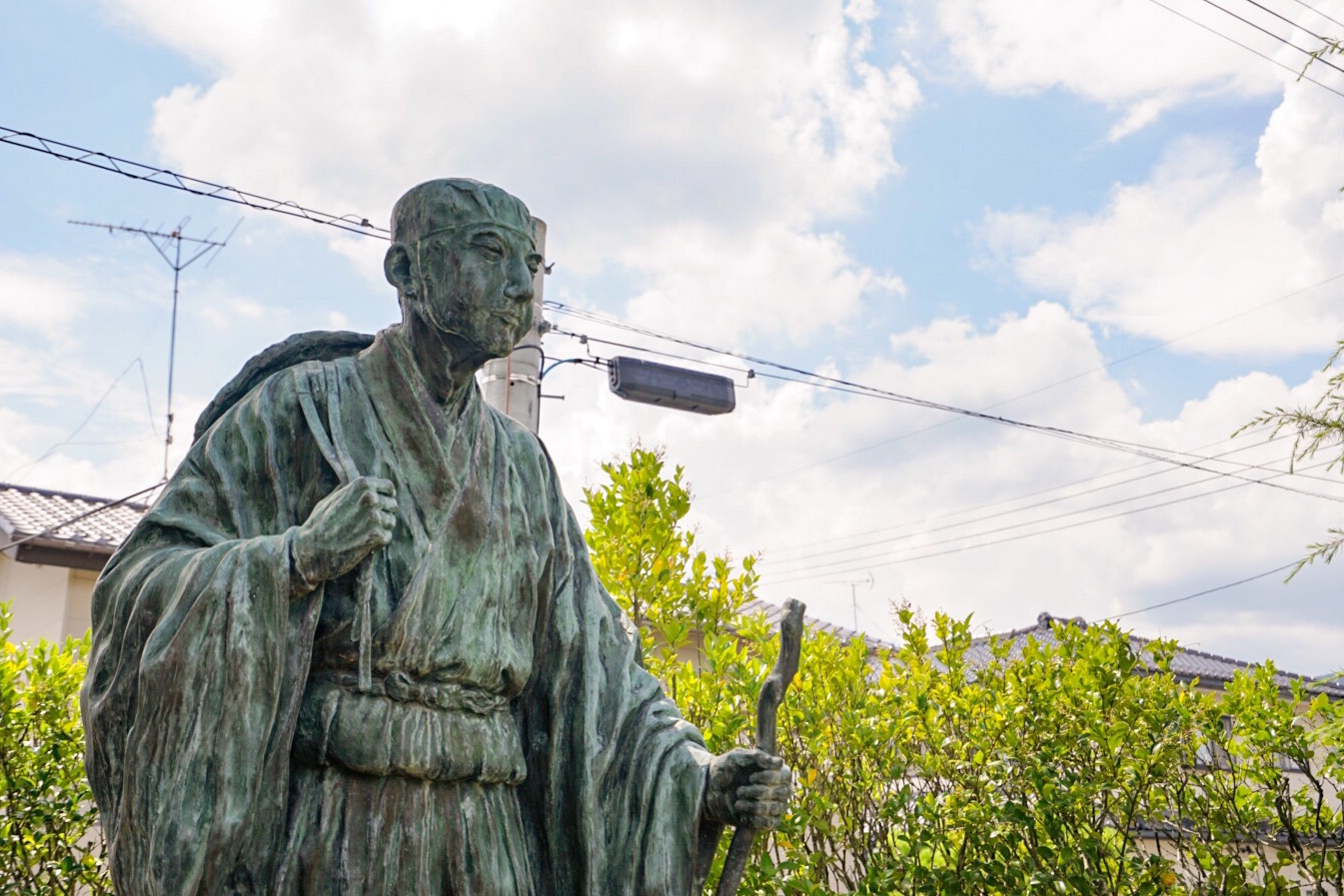 松尾芭蕉像の写真