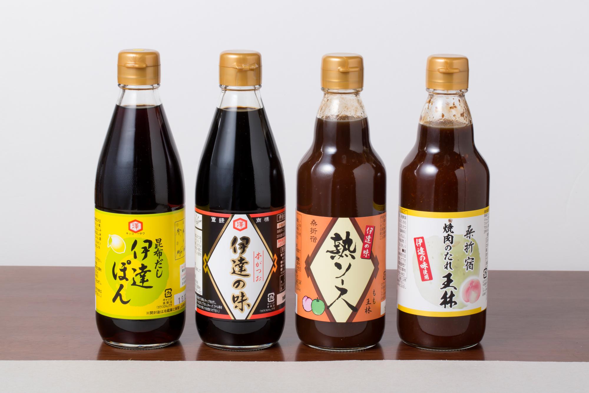 安齋醸造の調味料の写真