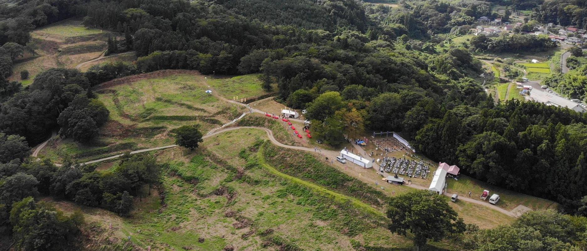 史跡西山城跡の整備状況