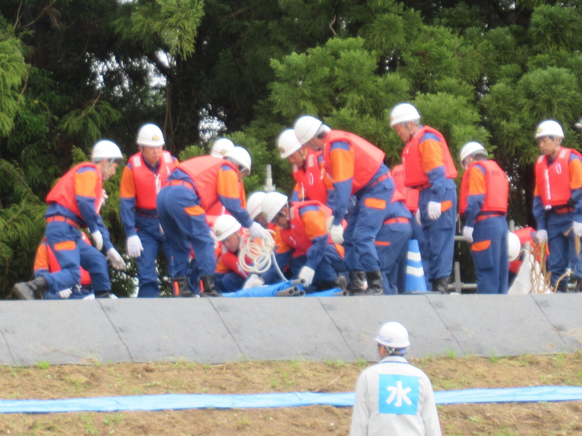 令和7年度福島県水防訓練の写真2