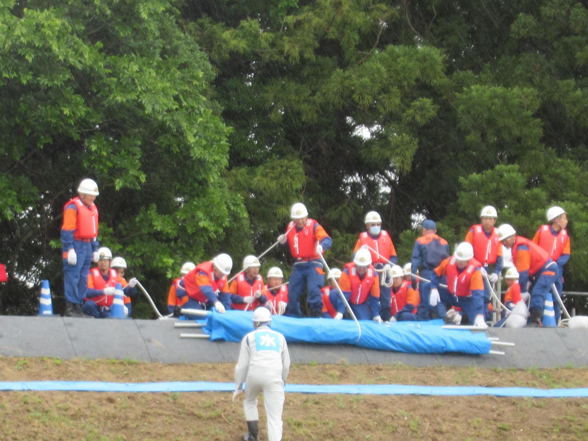 令和7年度福島県水防訓練の写真3