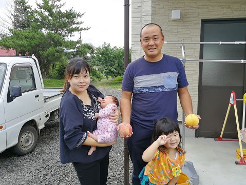 亀岡 聡さん家族の写真