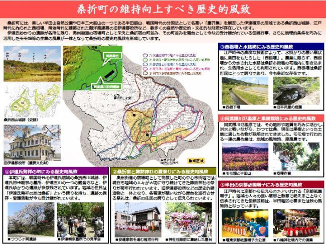 桑折町歴史的風致維持向上計画概要版1ページ目の画像