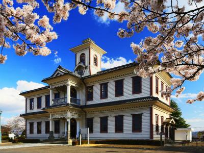 旧伊達郡役所の外観写真