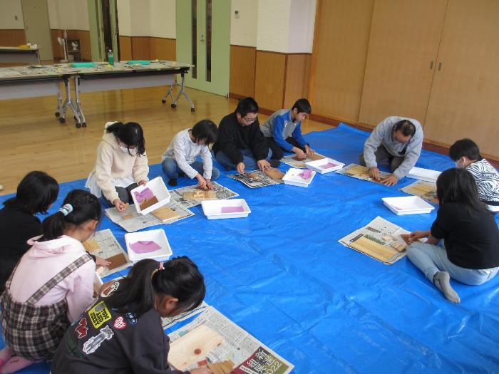 木で作ろう～クリスマスかざり～1