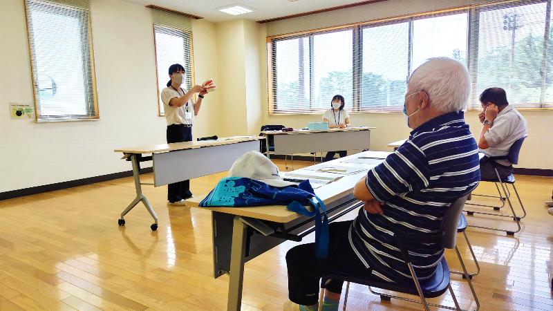 歯と口の健康講座の様子