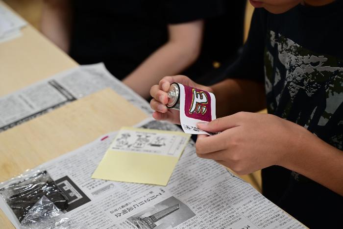 オープンキッズスクール「乾電池をつくろう」の様子6