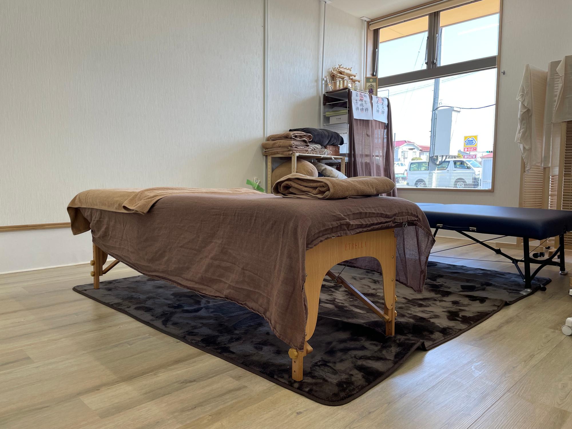 店舗内施術スペースの様子の画像