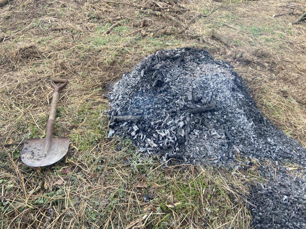 バイオ炭の生成の様子3