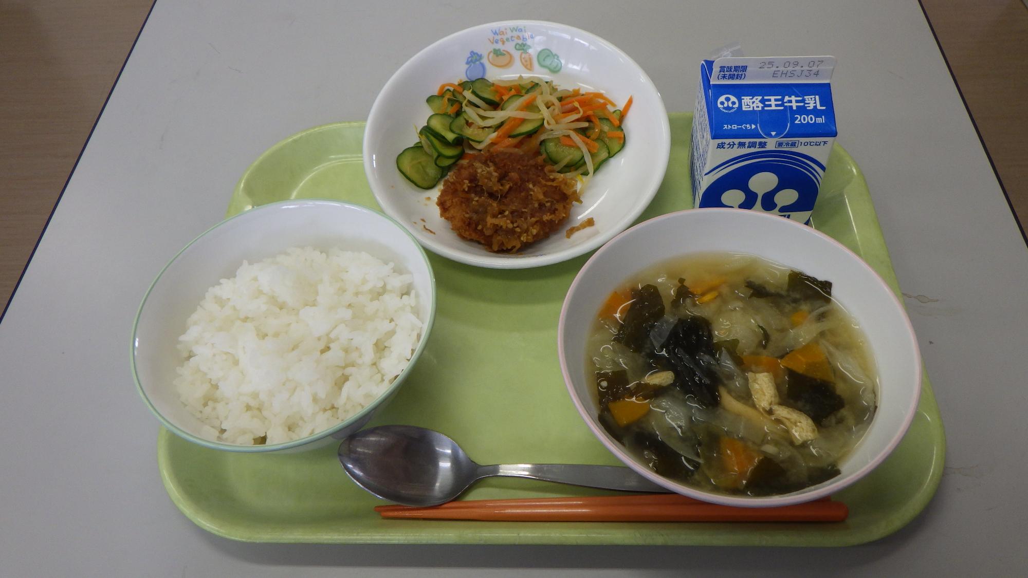 8月28日の給食