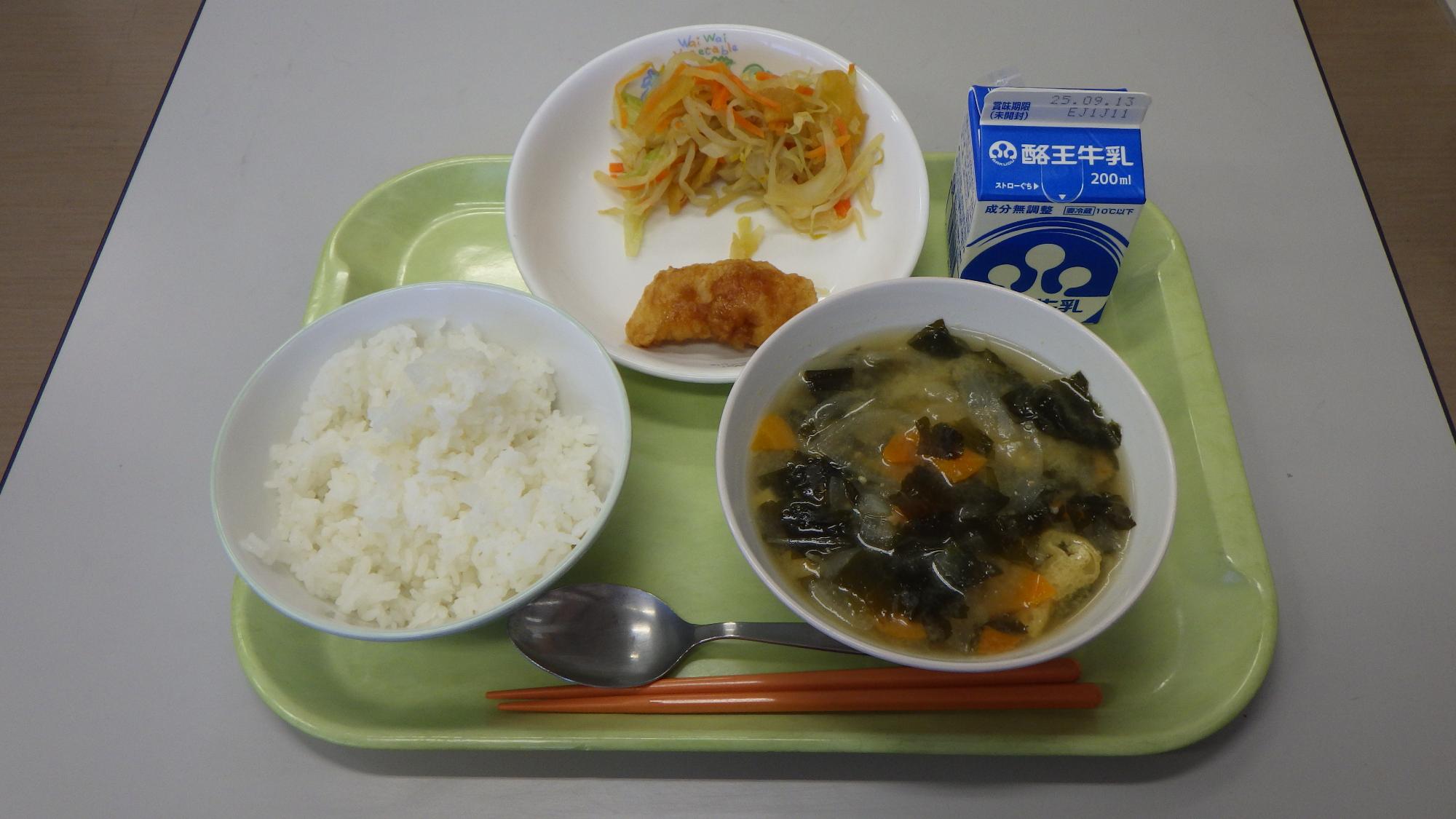 9月3日の給食