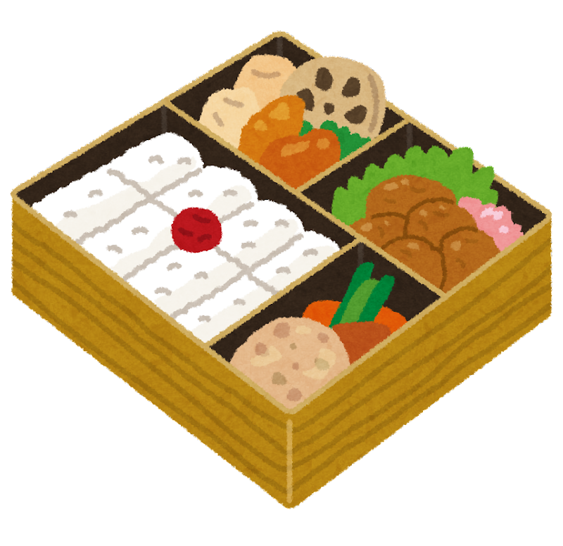弁当のイラスト画像