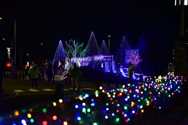 桑折駅前イルミネーション