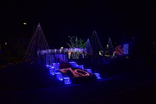 桑折駅前イルミネーション2