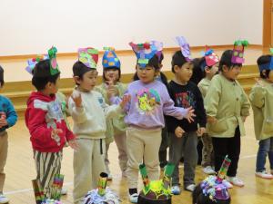 年少組歌の発表