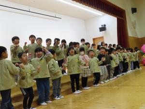 年長組歌の発表