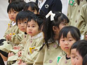 入園式の１場面