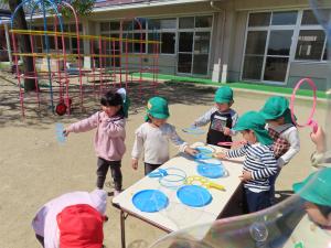 年中シャボン玉